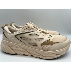 Hoka One Clifton L Vanilla Wheat Sneakers 1160050-VLW Size M12/W13 New